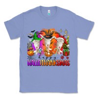 Colony Blue happy hallothanksmas goats Classic Tee - texasbilliewilder