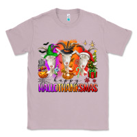 Lilac happy hallothanksmas goats Classic Tee - texasbilliewilder