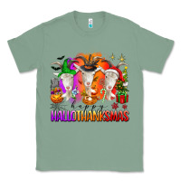 Sage happy hallothanksmas goats Classic Tee - texasbilliewilder