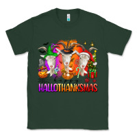 Sports Green happy hallothanksmas goats Classic Tee - texasbilliewilder