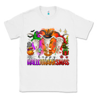 White happy hallothanksmas goats Classic Tee - texasbilliewilder