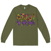 Army Green cajun to the core Long Sleeve Tee - OliviaCreatesArt