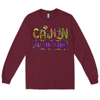 Burgundy cajun to the core Long Sleeve Tee - OliviaCreatesArt