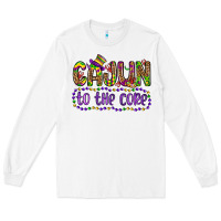 White cajun to the core Long Sleeve Tee - OliviaCreatesArt