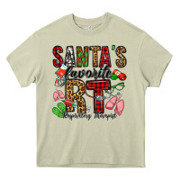 Mossy santa's favorite rt respiratory therapist Heavy Core Tee - Jasminsmagicworld