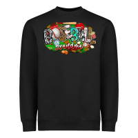 Black baseball grandma Heavyweight Sweatshirt - CowhideDigitalArt