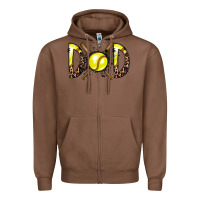 Chestnut dad softball Zipper Hoodie - RacoonDesign
