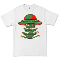 White Ufo Christmas Pine Tree Premium Tee - Bettercallsaul