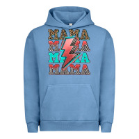 Pigment Pebble Blue racing mama Urban Hoodie - AdoDesignShop