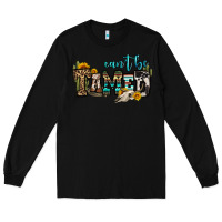 Black can't be tamed bull skull Long Sleeve Tee - OliviaCreatesArt
