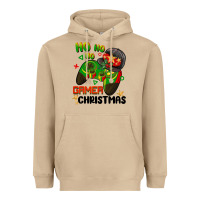 Mushroom ho ho ho gamer Christmas Heavyweight Hoodie - BarkalooDesign