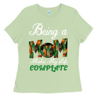 Matcha Being A Mom Makes My Life Complete For dark Ladies Tee - Bettercallsaul