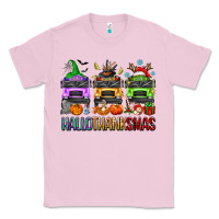 Bubblegum Pink hallothanksmas school bus Classic Tee - texasbilliewilder