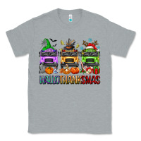 Heather Grey hallothanksmas school bus Classic Tee - texasbilliewilder