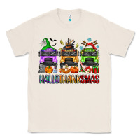 Natural hallothanksmas school bus Classic Tee - texasbilliewilder