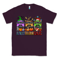 Plum hallothanksmas school bus Classic Tee - texasbilliewilder