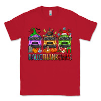 Red hallothanksmas school bus Classic Tee - texasbilliewilder