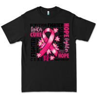 Black survivor breast cancer ribbon Premium Tee - RanaPortraitStore
