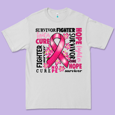 Survivor Breast Cancer Ribbon Premium Tee Designed By Ranaportraitstore
