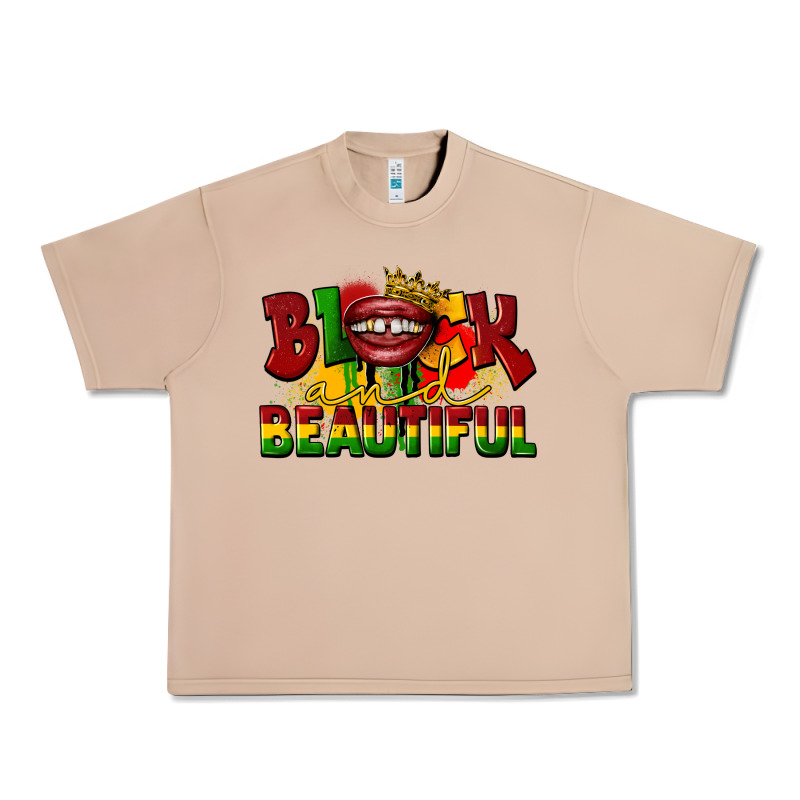 Black And Beautiful Urban Heavy Tee by CowGirlArtShop | Teevron