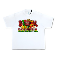 White black and beautiful Urban Heavy Tee - CowGirlArtShop
