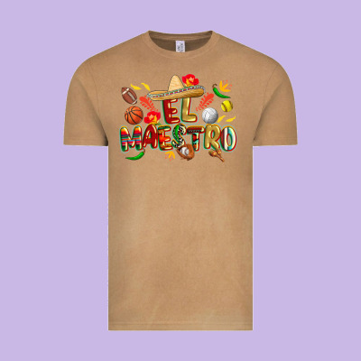 Cinco De Mayo El Maestro Vintage Tee Designed By Cowgirlartshop