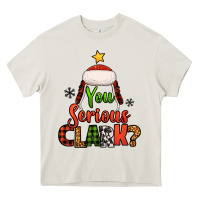Cream you serious clark christmas tree Heavy Core Tee - Jasminsmagicworld