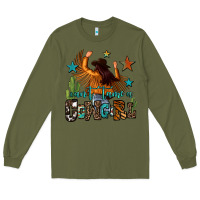 Army Green can't tame a cowgirl Long Sleeve Tee - OliviaCreatesArt