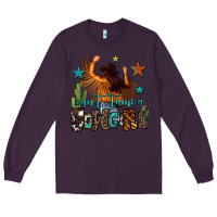 Plum can't tame a cowgirl Long Sleeve Tee - OliviaCreatesArt