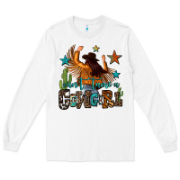 White can't tame a cowgirl Long Sleeve Tee - OliviaCreatesArt