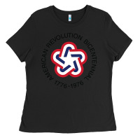 Black American Revolution Bicentennial 1776  1976 Ladies Tee - trangStudio