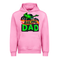 Racing Dad With Racing Motorcycle Urban Hoodie | Teevron