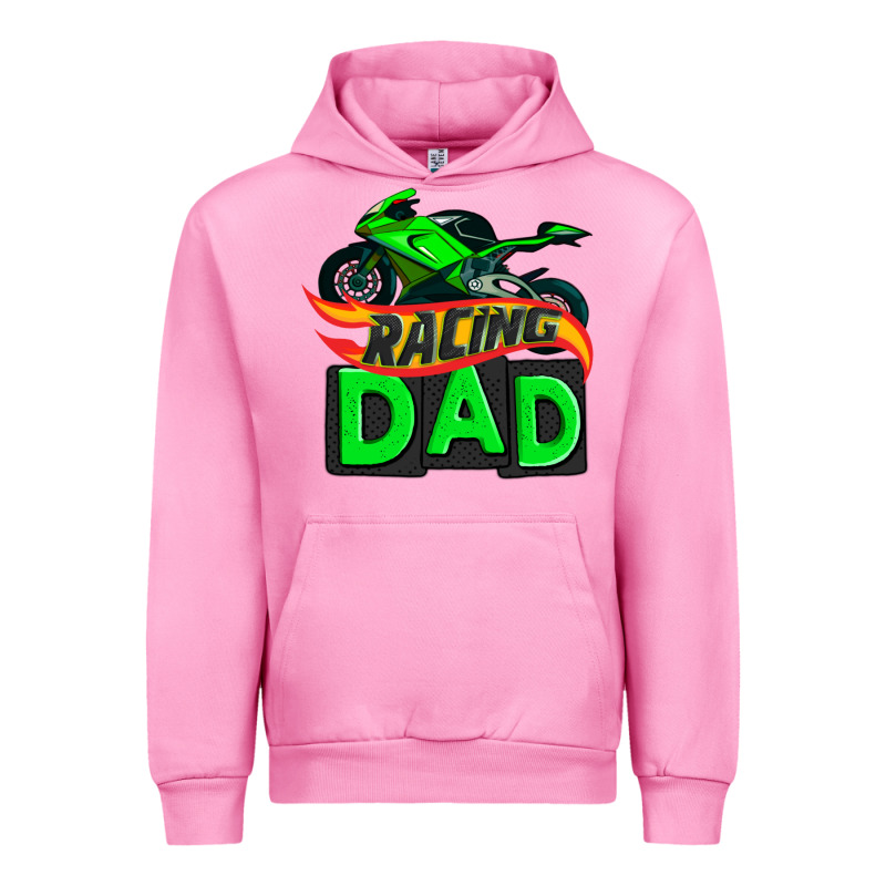 Racing Dad With Racing Motorcycle Urban Hoodie by AdoDesignShop | Teevron