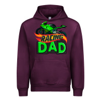 Mauve Wine racing dad with racing motorcycle Urban Hoodie - AdoDesignShop
