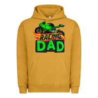 Pigment Peanut Butter racing dad with racing motorcycle Urban Hoodie - AdoDesignShop