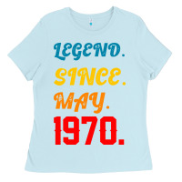 Baby Blue Legend Since May 1970 Ladies Tee - Bettercallsaul
