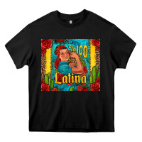 Black hundred percent latina strong woman Heavy Core Tee - Jasminsmagicworld