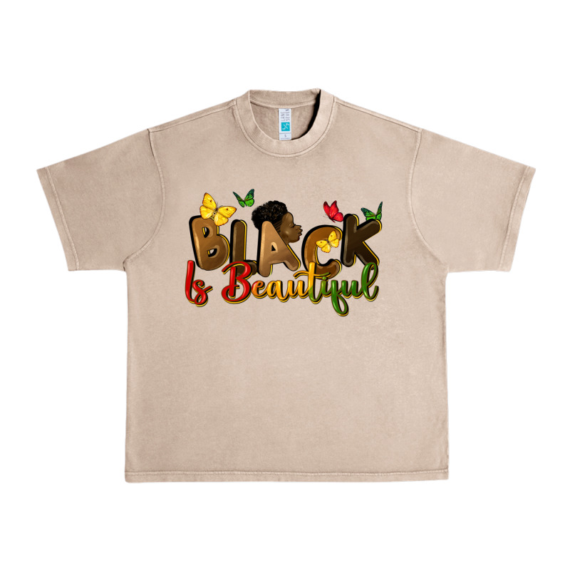Black Is Beautiful Urban Heavy Tee by CowGirlArtShop | Teevron