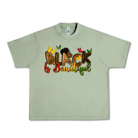 Oil Green black is beautiful Urban Heavy Tee - CowGirlArtShop