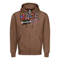 Chestnut race girl Zipper Hoodie - RacoonDesign