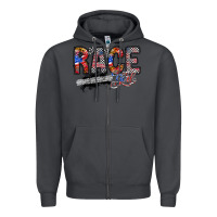 Smoke race girl Zipper Hoodie - RacoonDesign