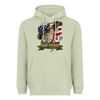 Matcha army veteran  pray Heavyweight Hoodie - BarkalooDesign