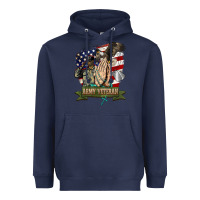 Navy army veteran  pray Heavyweight Hoodie - BarkalooDesign
