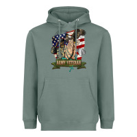 Sage army veteran  pray Heavyweight Hoodie - BarkalooDesign