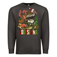 Smoke Christmas Louisiana Premium Sweatshirt - BarkalooDesign