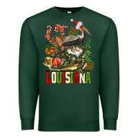 Sports Green Christmas Louisiana Premium Sweatshirt - BarkalooDesign