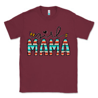Burgundy girl mama Classic Tee - CowhideDigitalArt