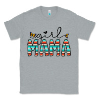 Heather Grey girl mama Classic Tee - CowhideDigitalArt