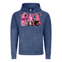 Vintage Denim breast cancer gnomes Vintage Hoodie - CowGirlArtShop