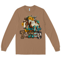 Toasted Coconut can't be tamed horse Long Sleeve Tee - OliviaCreatesArt